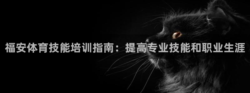 尊龙凯时泰安：福安体育技能培训指南：提高专业技能和职